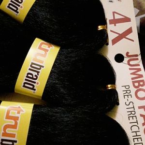 Tru braid pre stretched jumbo pack
